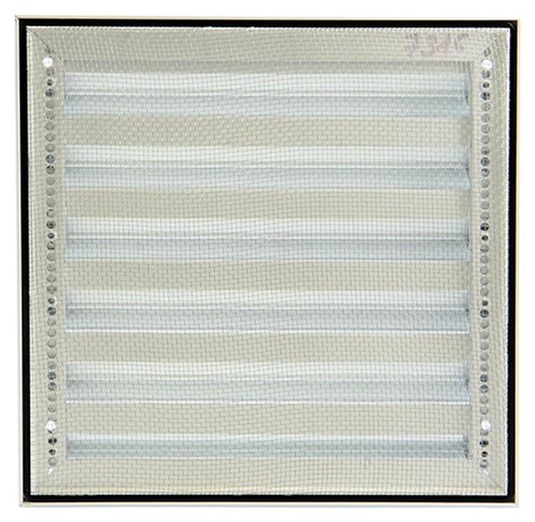 Renson 1006236 - muurrooster opbouw 431 alu ral 9010 225x225mm | 2 stuks
