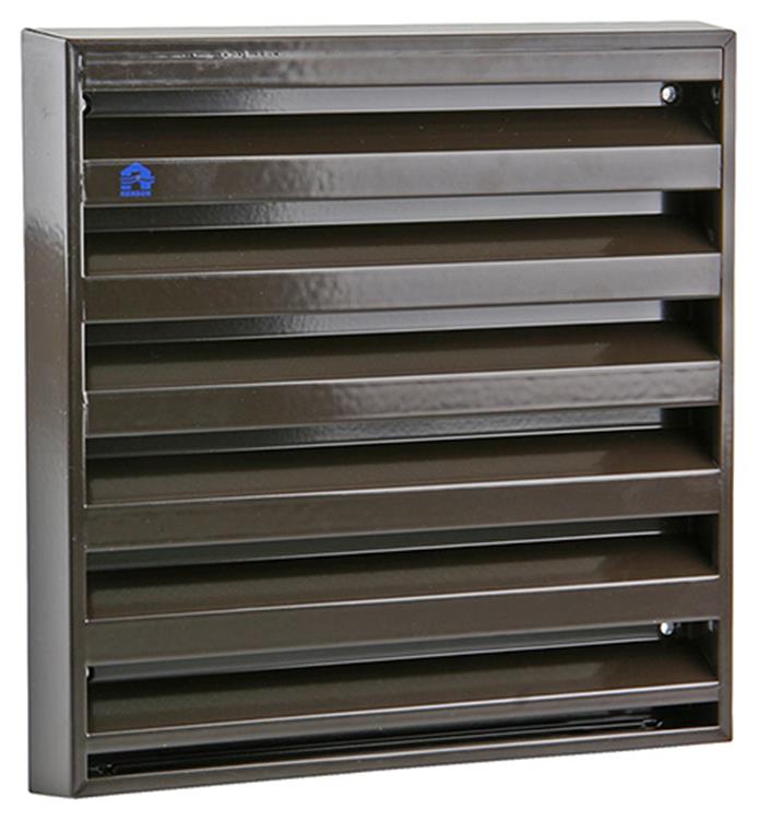 Renson 1006237 - muurrooster opbouw 431 alu ral8019 225x225mm | 2 stuks