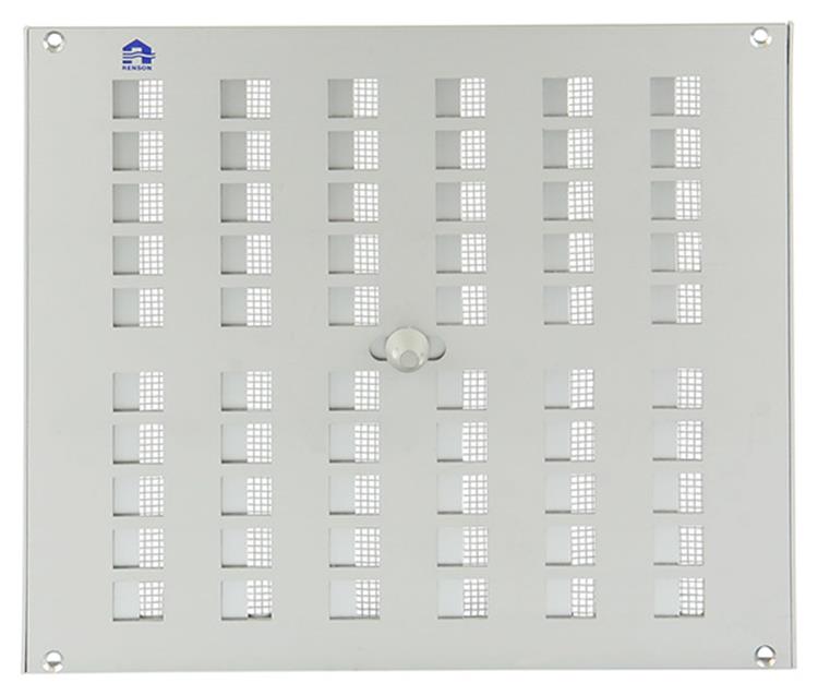 Renson 1006220 - regelbare rooster opb. 4032 alu f1 240x200mm | 2 stuks