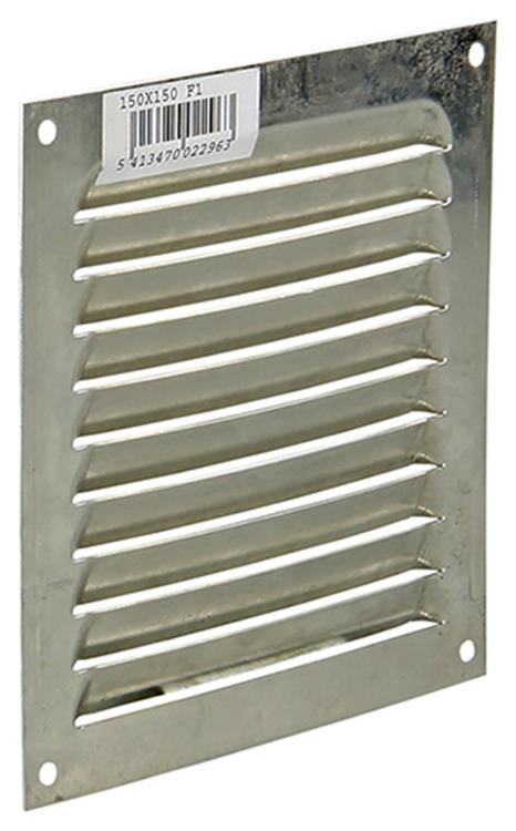 Renson 1015062 - schoepenrooster plat alu f1 150x150mm | 10 stuks