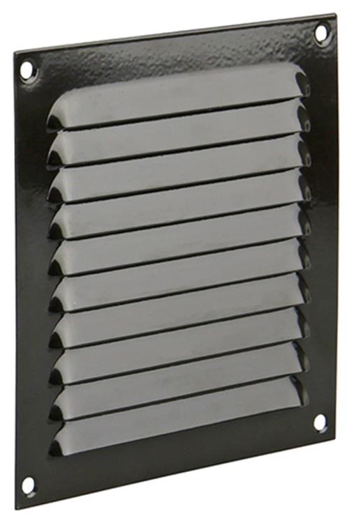 Renson 1015064 - schoepenrooster plat alu bruin150x150mm | 10 stuks