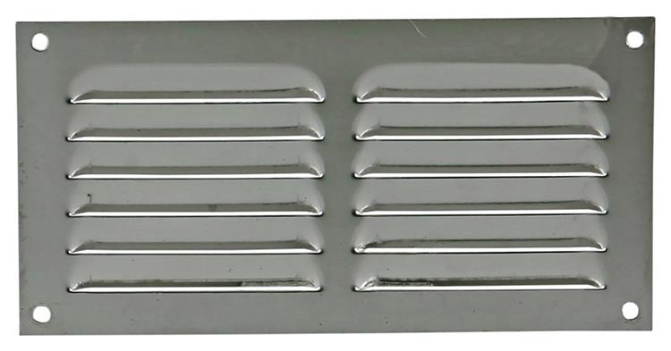 Renson 1015065 - schoepenrooster plat alu f1 200x100mm | 10 stuks