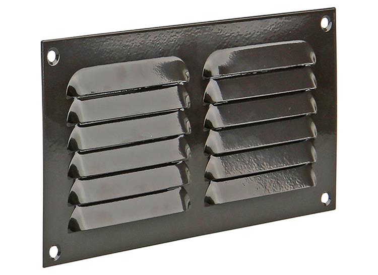 Renson 1015067 - schoepenrooster plat alu bruin200x100mm | 10 stuks