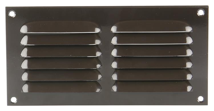 Renson 1015067 - schoepenrooster plat alu bruin200x100mm | 10 stuks