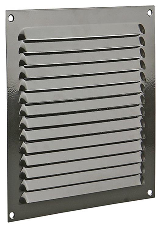 Renson 1015070 - schoepenrooster plat alu bruin200x200mm | 10 stuks