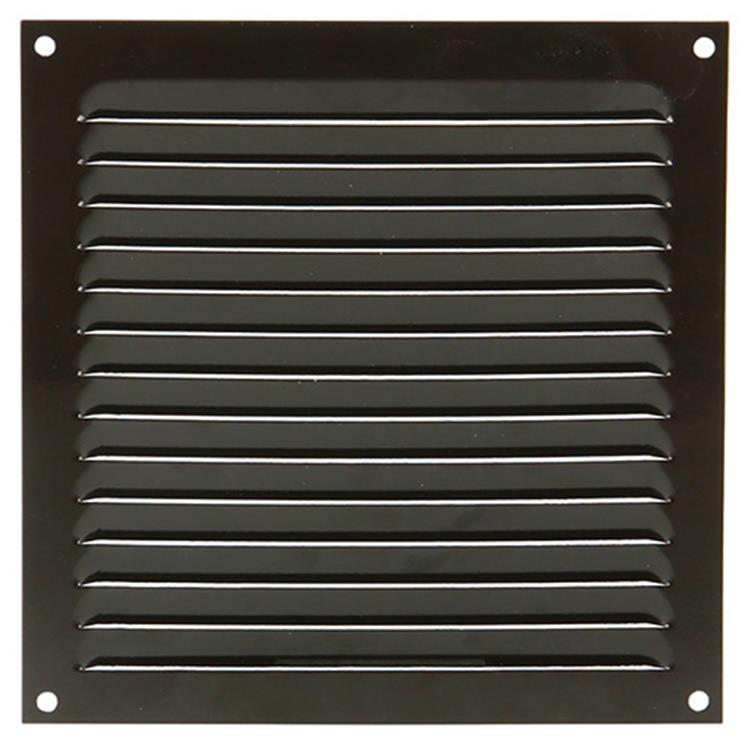Renson 1015070 - schoepenrooster plat alu bruin200x200mm | 10 stuks