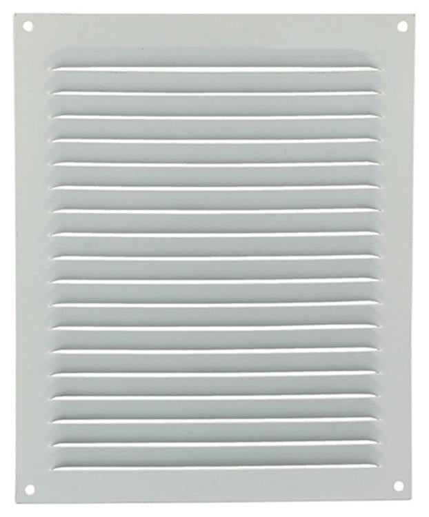 Renson 1015072 - schoepenrooster plat alu wit 200x250mm | 10 stuks