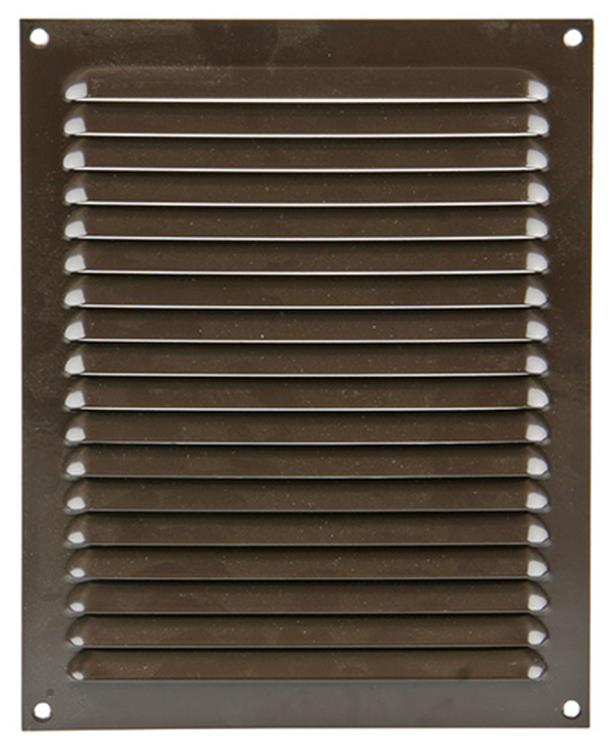Renson 1015073 - schoepenrooster plat alu bruin200x250mm | 10 stuks