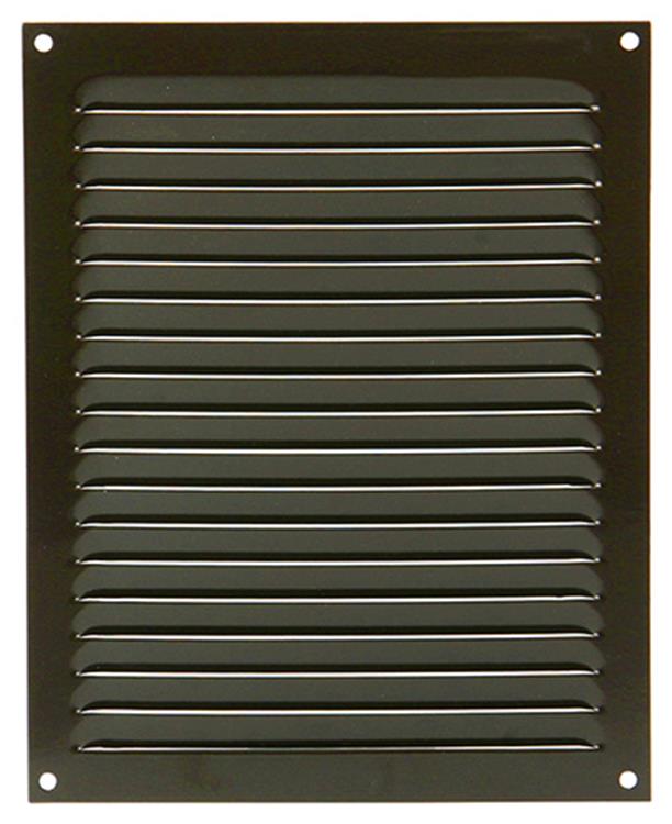 Renson 1015073 - schoepenrooster plat alu bruin200x250mm | 10 stuks