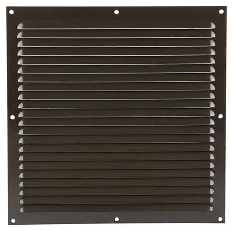Renson 1006314 - schoepenrooster vlak alu ral 8019 300x300mm | 10 stuks