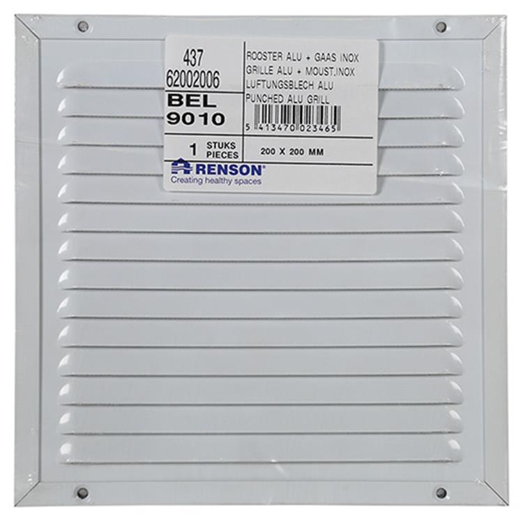 Renson 1008578 - schoep.r. 437 wit 200x200mm | 5 stuks