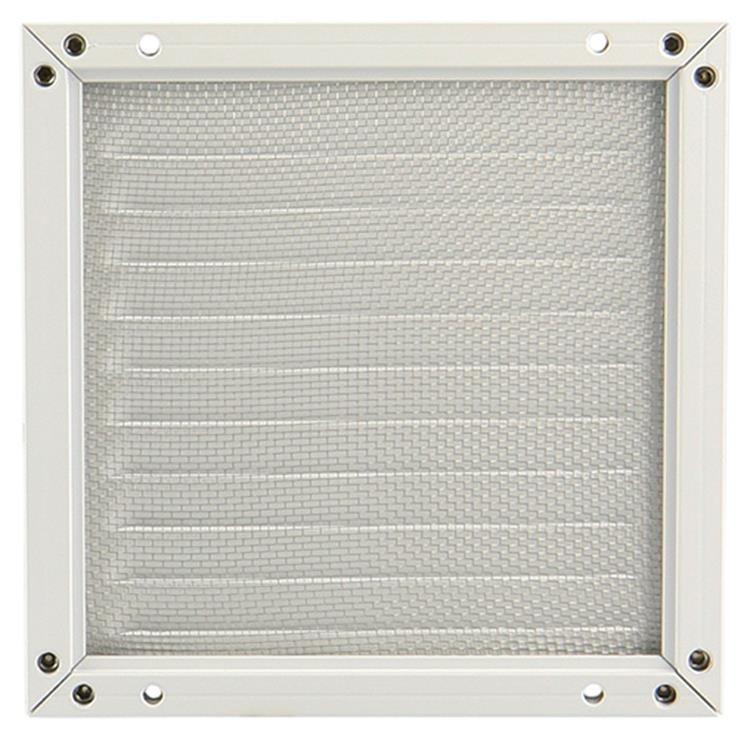 Renson 1006342 - schoepenrooster + kader + mug.opbouw 437 ral9010 150x150mm | 2 stuks