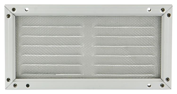 Renson 1006344 - schoepenrooster + kader + mug.opbouw 437 f1 200x100mm | 2 stuks