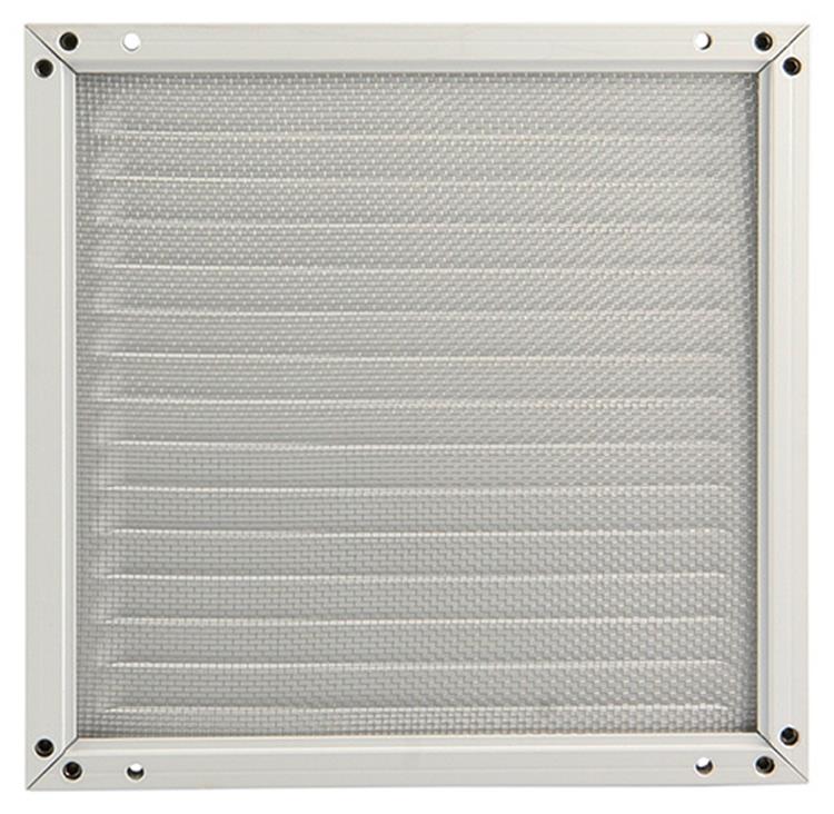 Renson 1006348 - schoepenrooster + kader + mug.opbouw 437 ral9010 200x200mm | 2 stuks