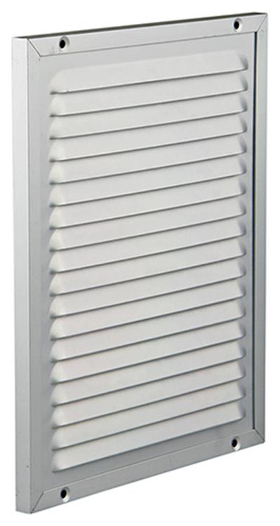 Renson 1006350 - schoepenrooster + kader + mug.opbouw 437 f1 200x250mm | 2 stuks