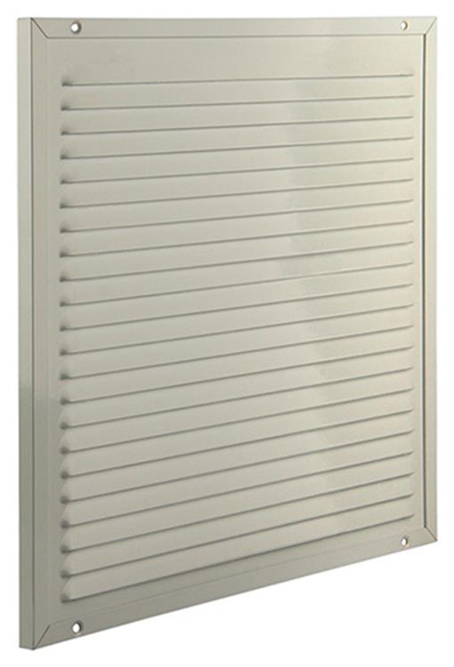 Renson 1006354 - schoepenrooster + kader + mug.opbouw 437 ral9010 300x300mm | 2 stuks