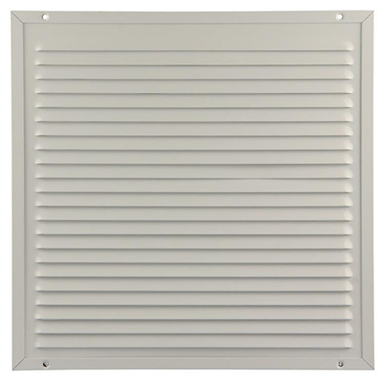 Renson 1006354 - schoepenrooster + kader + mug.opbouw 437 ral9010 300x300mm | 2 stuks