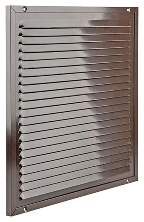 Renson 1006355 - schoepenrooster + kader + mug.opbouw 437 ral8019 300x300mm | 2 stuks