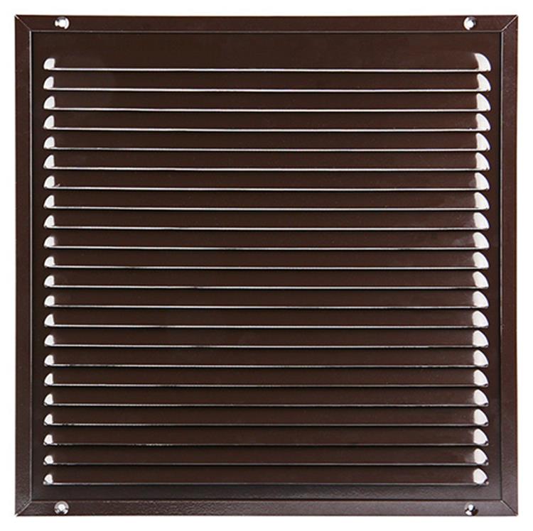 Renson 1006355 - schoepenrooster + kader + mug.opbouw 437 ral8019 300x300mm | 2 stuks
