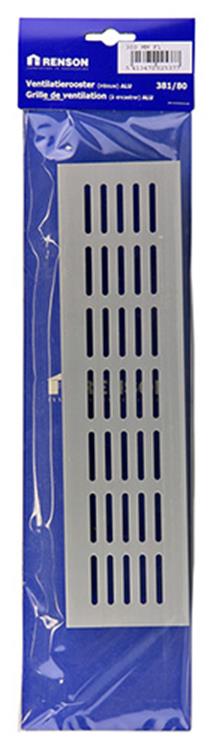 Renson 1006241 - ventilatiestrip alu f1 381 80- 300mm | 2 stuks