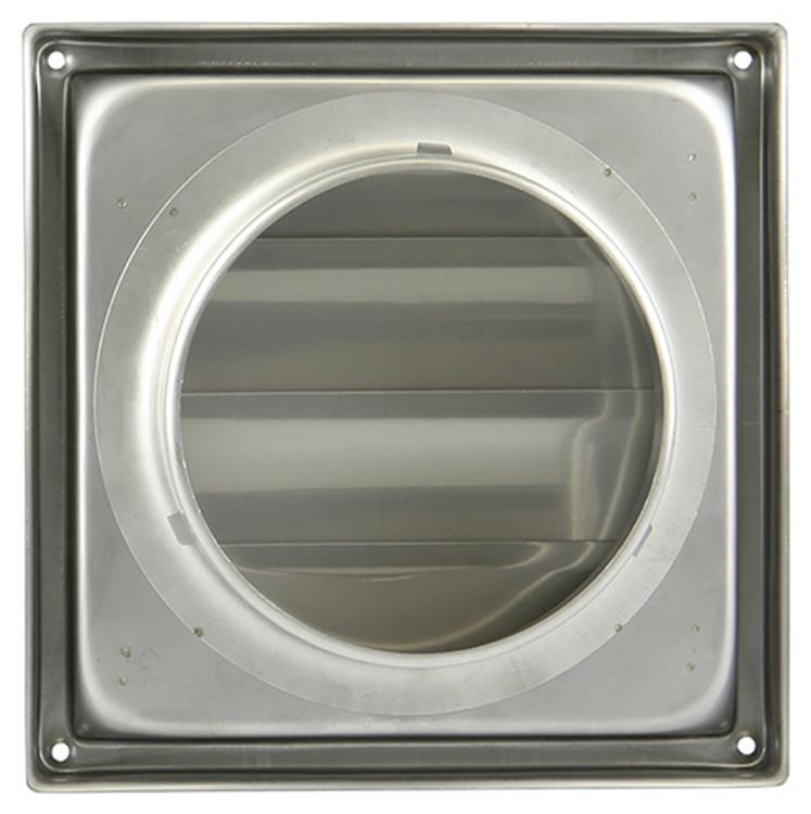 Renson 1006273 - dampkaprooster inbouw 633 inox ø125 | 2 stuks