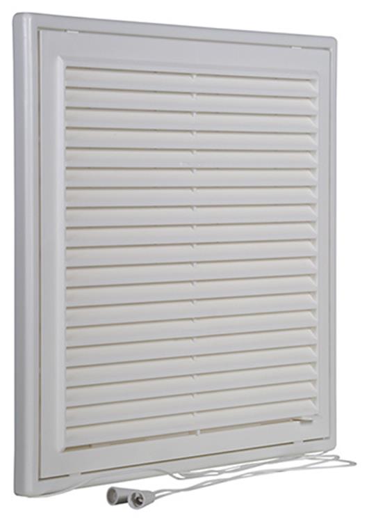 Renson 1006742 - rooster pvc 732 wit 250x250mm | 1 stuks