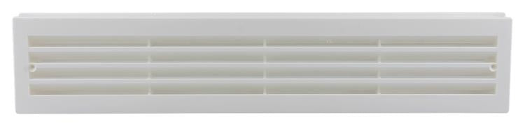 Renson 1006387 - deurrooster 761 pvc ral 9010 450x90mm | 2 stuks