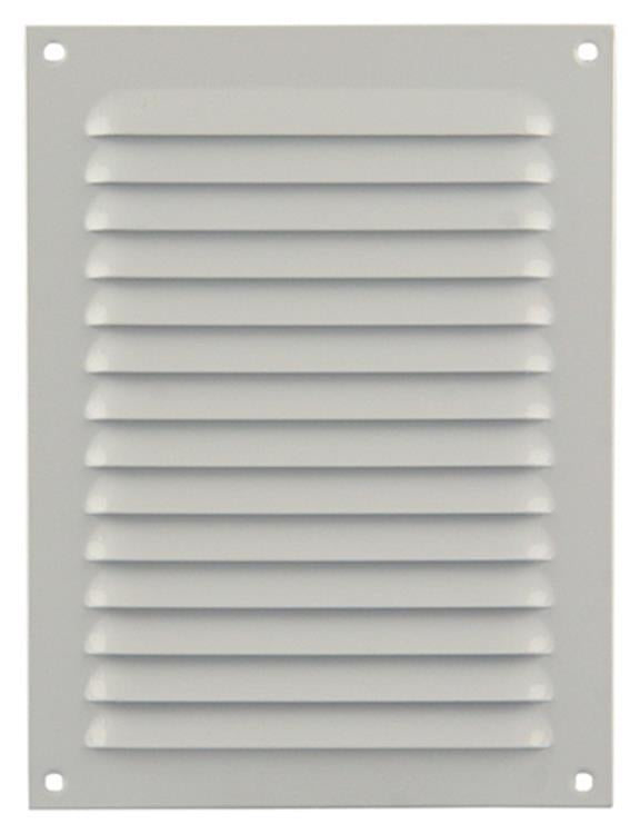 Renson 1006303 - schoepenrooster vlak alu ral 9010 150x200mm | 10 stuks