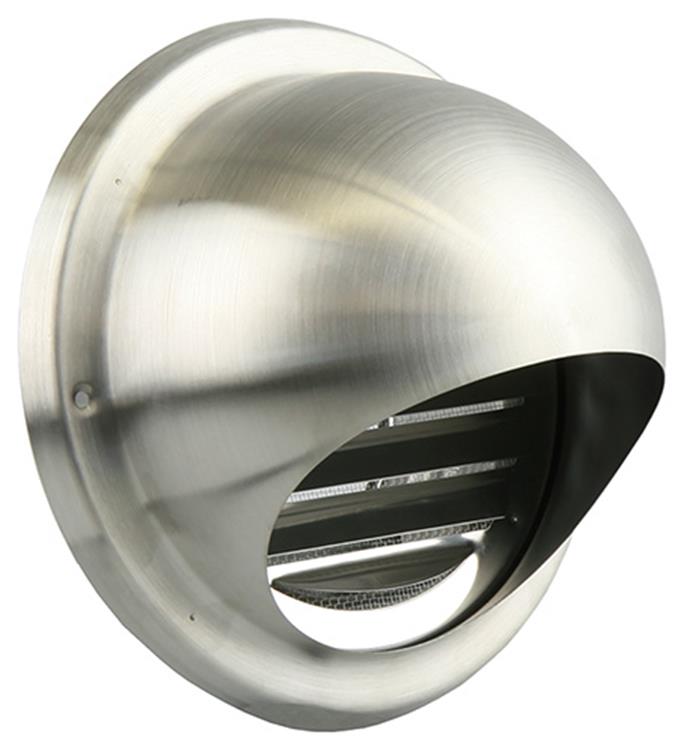 Renson 1006276 - bolrooster inbouw 638 inox ø125 | 2 stuks
