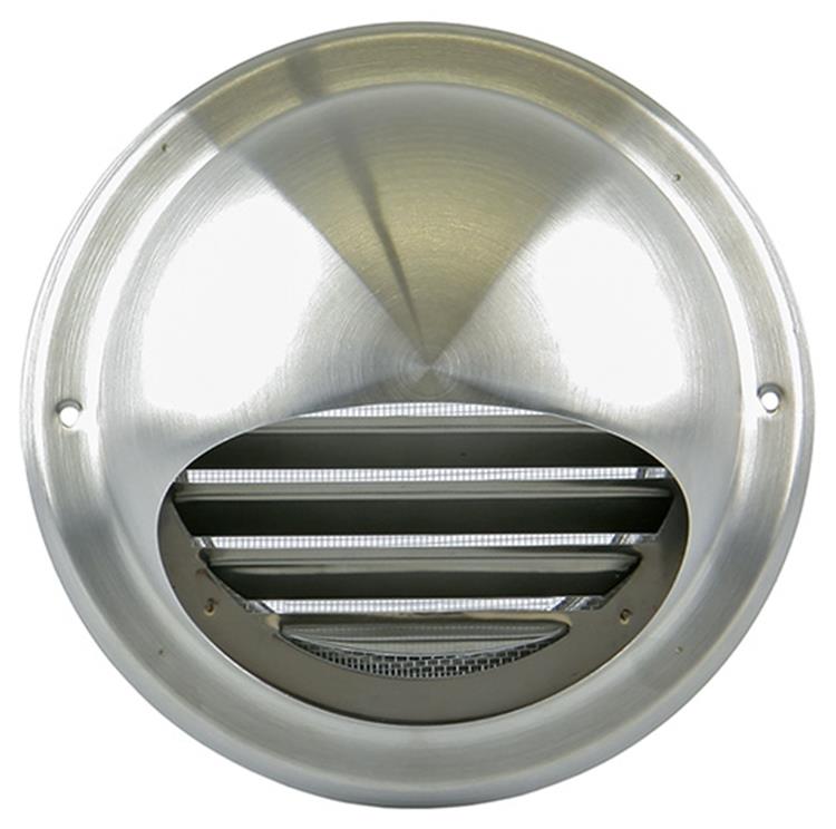 Renson 1006276 - bolrooster inbouw 638 inox ø125 | 2 stuks