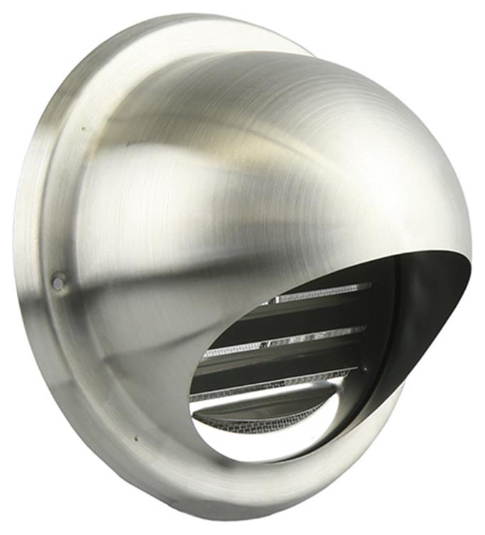 Renson 1006275 - bolrooster inbouw 638 inox ø100 | 2 stuks