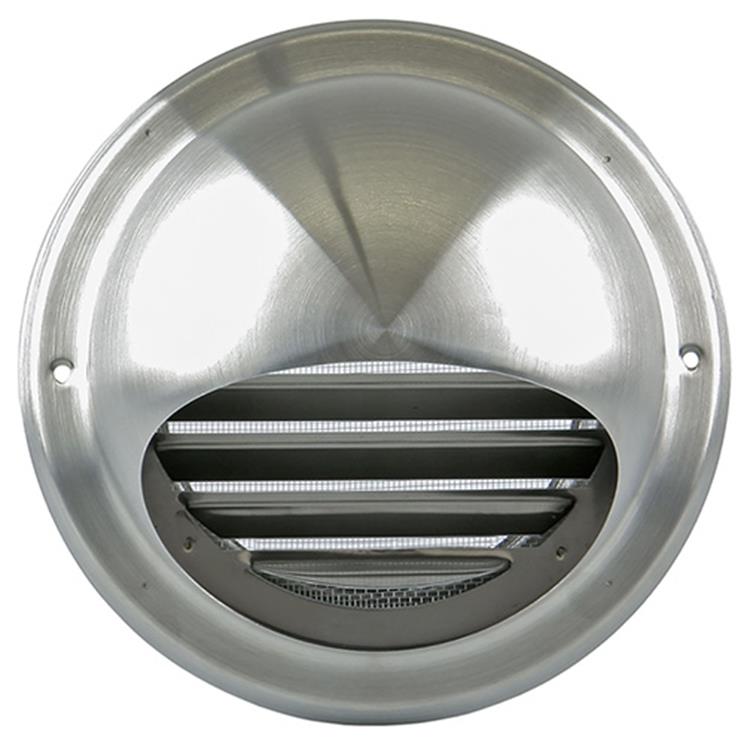 Renson 1006275 - bolrooster inbouw 638 inox ø100 | 2 stuks