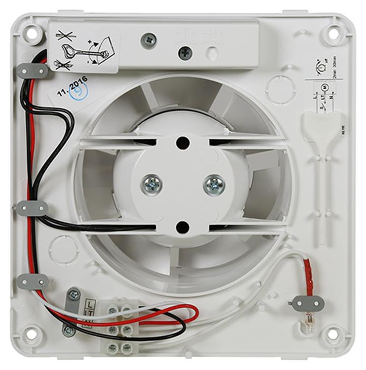 Renson 1006445 - mechanische ventilator met timer 7201t wit ø 100 | 2 stuks