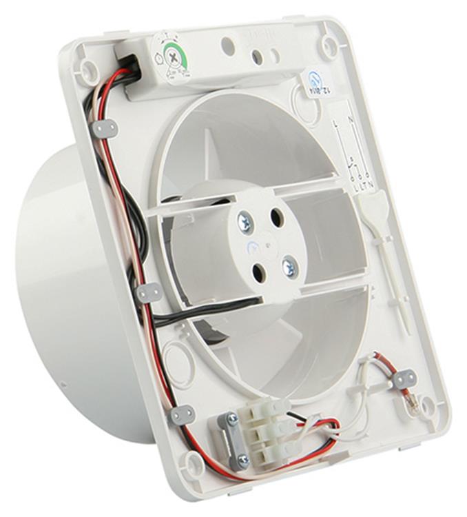 Renson 1006446 - mechanische ventilator met timer 7202t wit ø 125 | 2 stuks