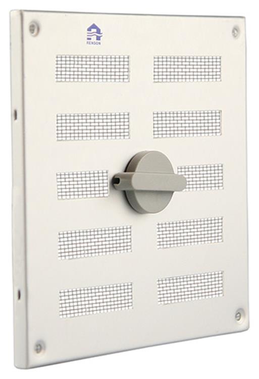 Renson 1006324 - regelbare rooster opb. 4037 alu f1 155x155mm | 2 stuks