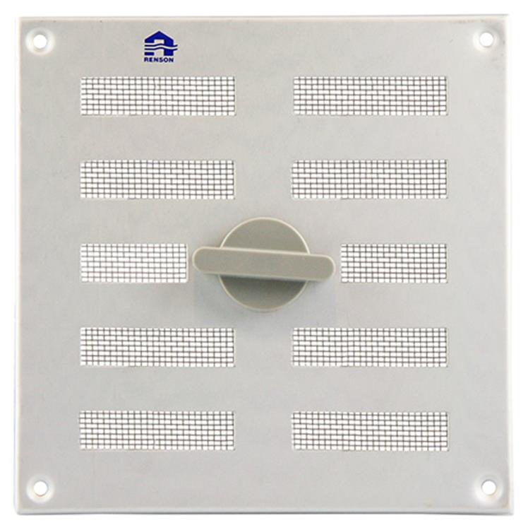 Renson 1006324 - regelbare rooster opb. 4037 alu f1 155x155mm | 2 stuks