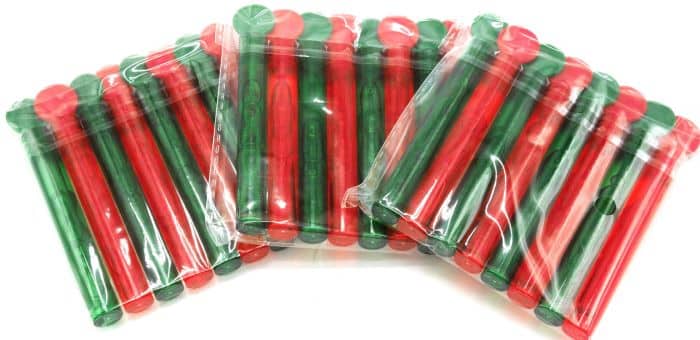 Playgo 24 bellenblaas staafjes kerst 11 cm lang