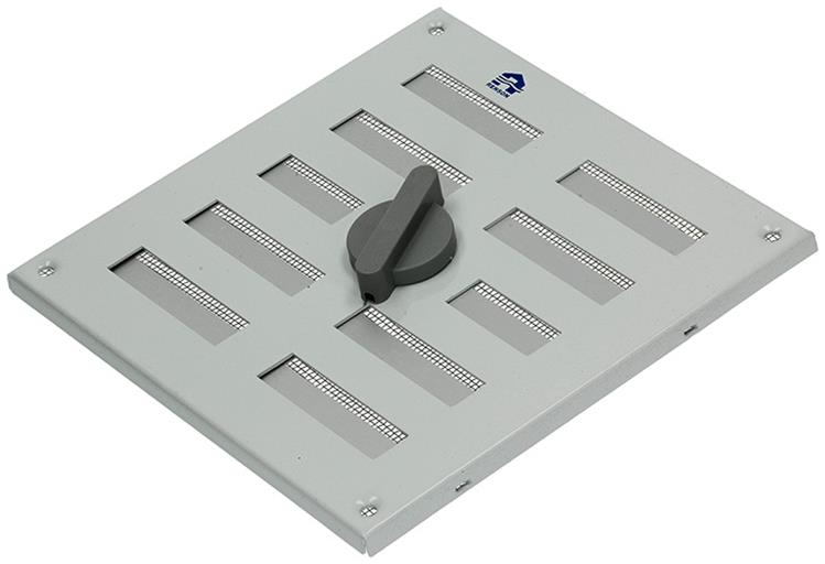Renson 1006325 - regelbare rooster opb. 4037 alu ral 9010 155x155mm | 2 stuks