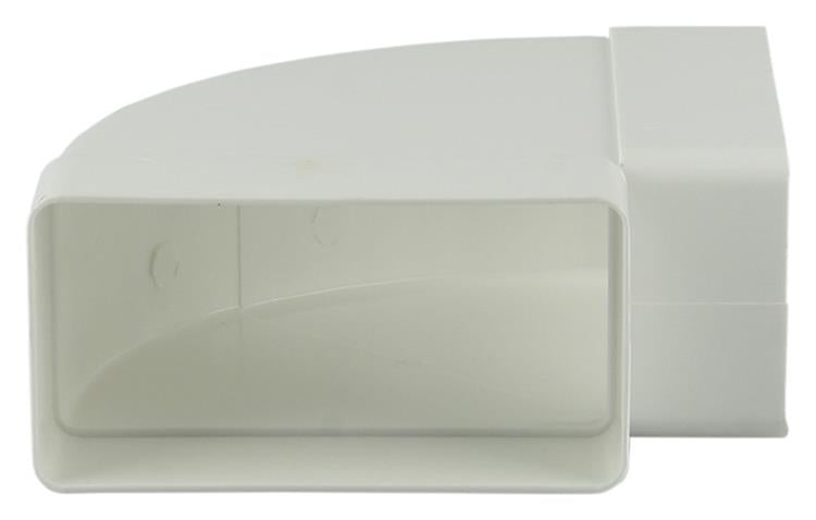 Renson 1006405 - pvc hoekverbinding hor.90° 7016 wit 110x55mm | 3 stuks