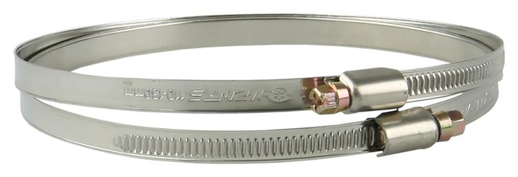 Renson 1006422 - set 2 st.inox slangklemmen 7025 dia 119-131 | 5 stuks