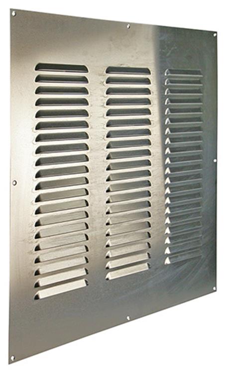 Renson 1006321 - schoepenrooster vlak alu f1 500x500mm | 5 stuks