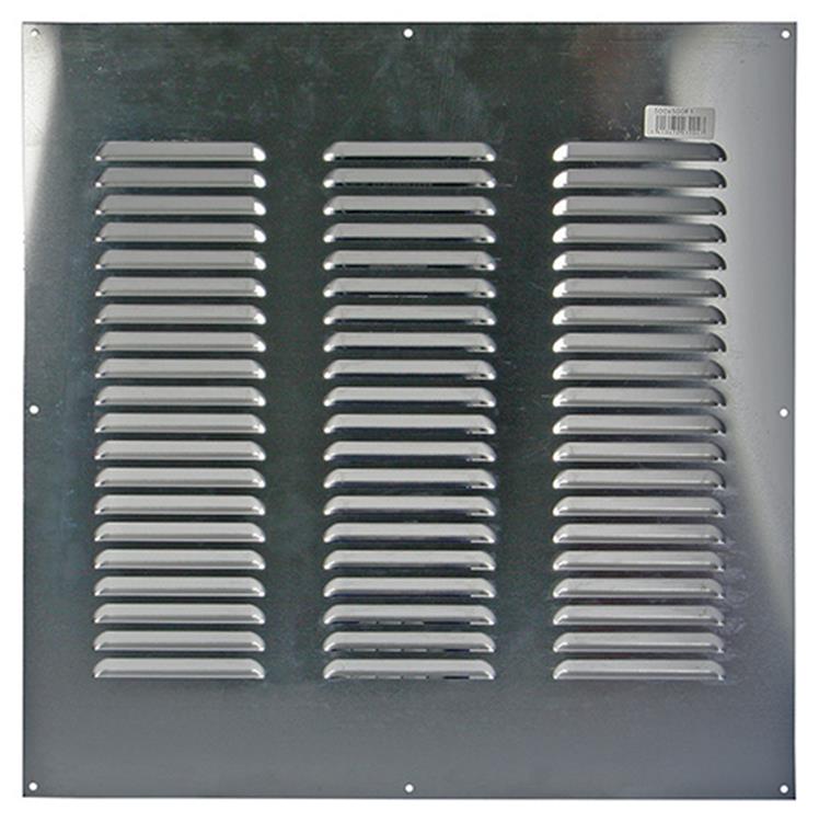 Renson 1006321 - schoepenrooster vlak alu f1 500x500mm | 5 stuks