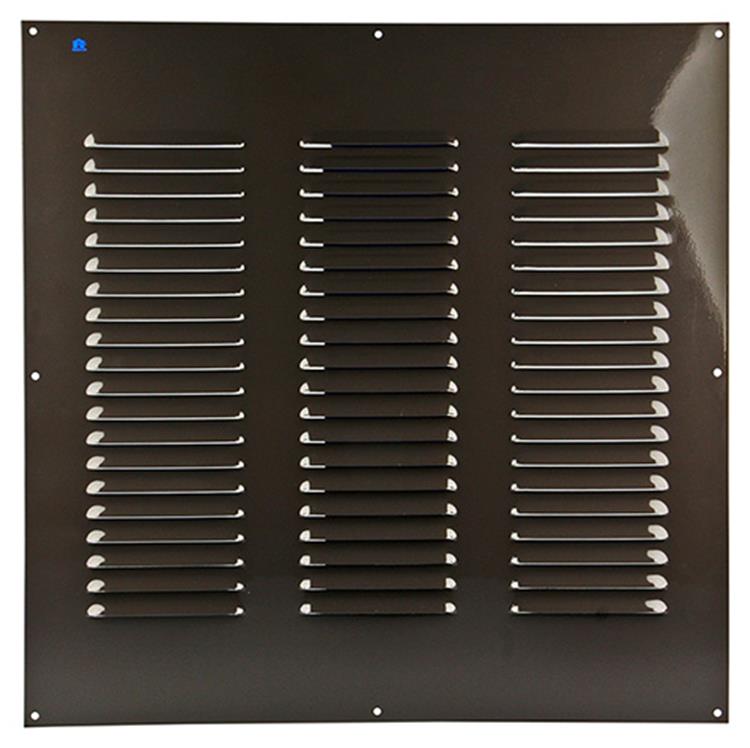 Renson 1006323 - schoepenrooster vlak alu ral 8019 500x500mm | 5 stuks