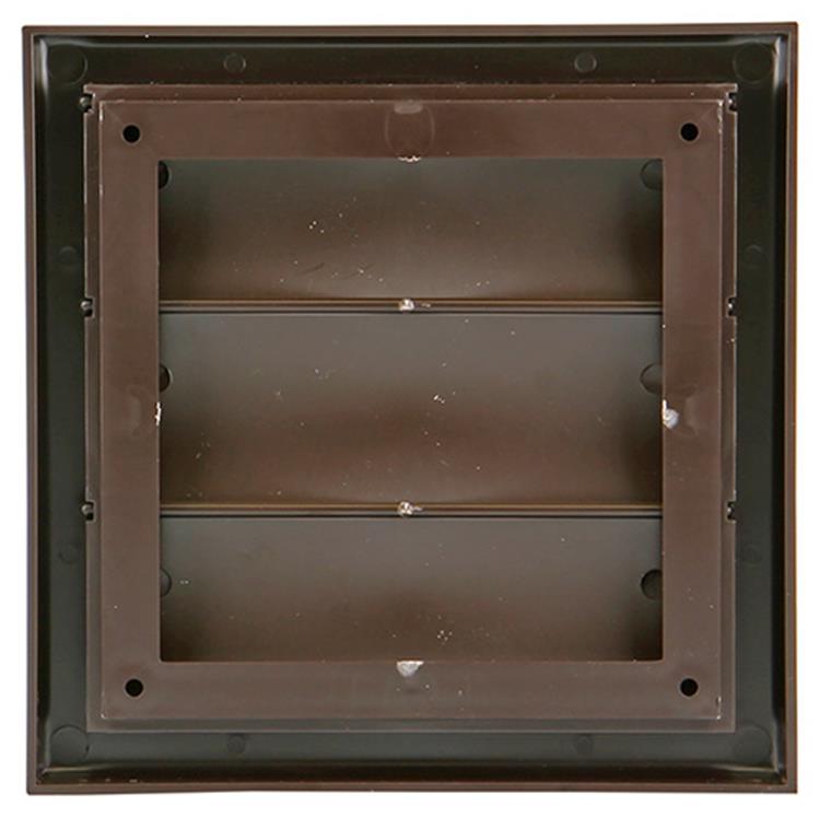 Renson 1006373 - dampkaprooster opbouw 733 pvc ral 8019 154x154mm | 2 stuks