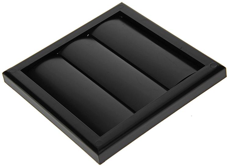Renson 1006373 - dampkaprooster opbouw 733 pvc ral 8019 154x154mm | 2 stuks