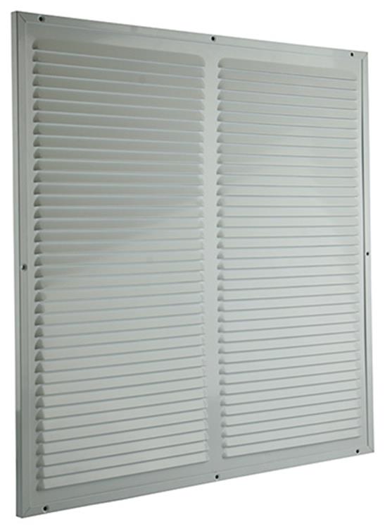 Renson 1006339 - schoepenrooster + kader + mug.opbouw 437 ral9010 500x500mm | 2 stuks