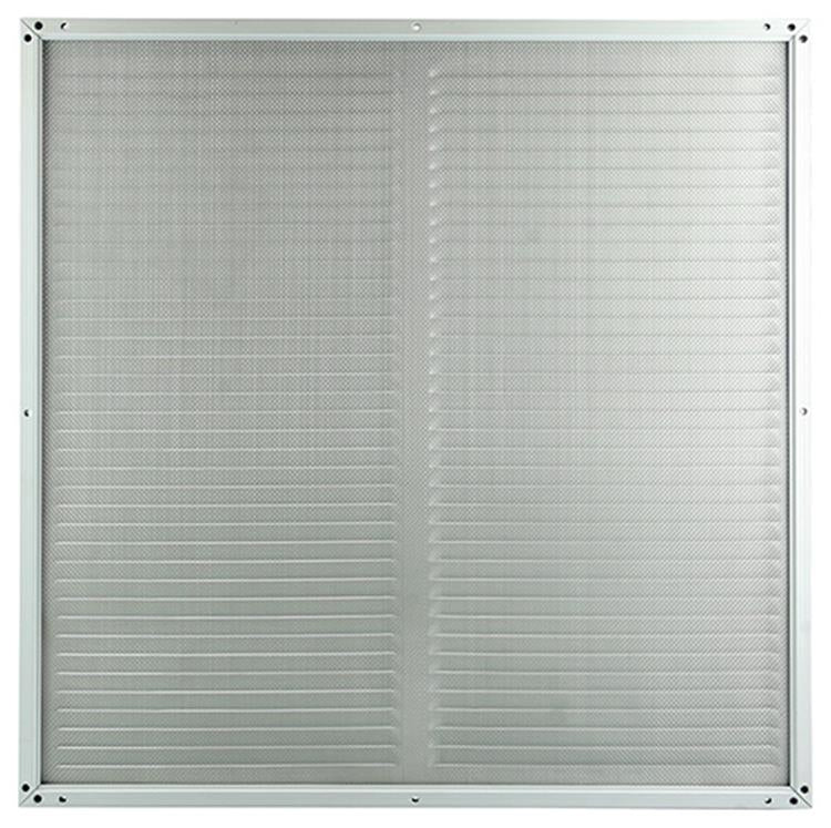 Renson 1006339 - schoepenrooster + kader + mug.opbouw 437 ral9010 500x500mm | 2 stuks