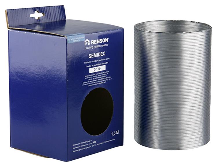 Renson 1006202 - alu flexibel dia 130 1500 mm | 2 stuks