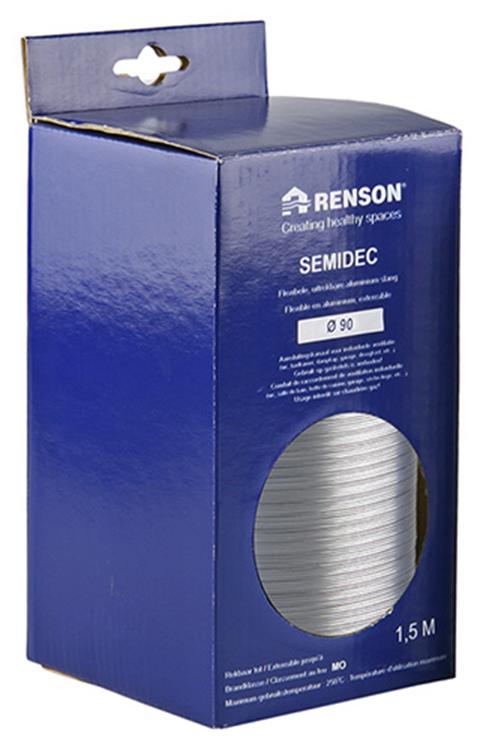 Renson 1006210 - alu flexibel dia 90 1500 mm | 2 stuks