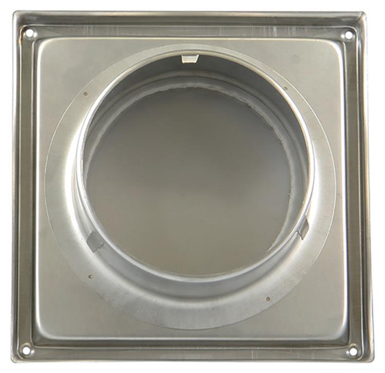 Renson 1006333 - dampkaprooster inbouw 641 inox ø 125 | 2 stuks